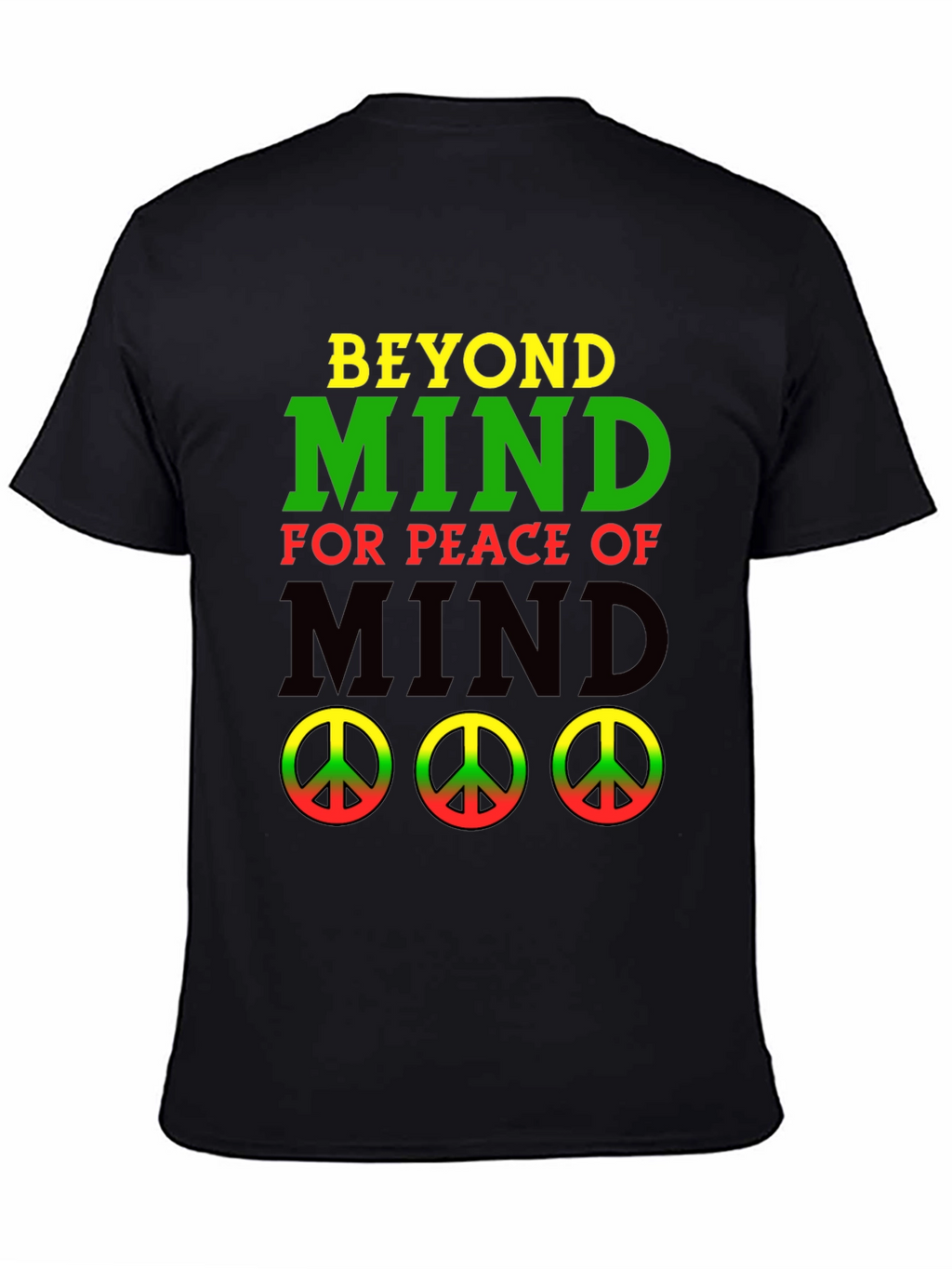 Beyond Mind Peace Graphic Tee - Black