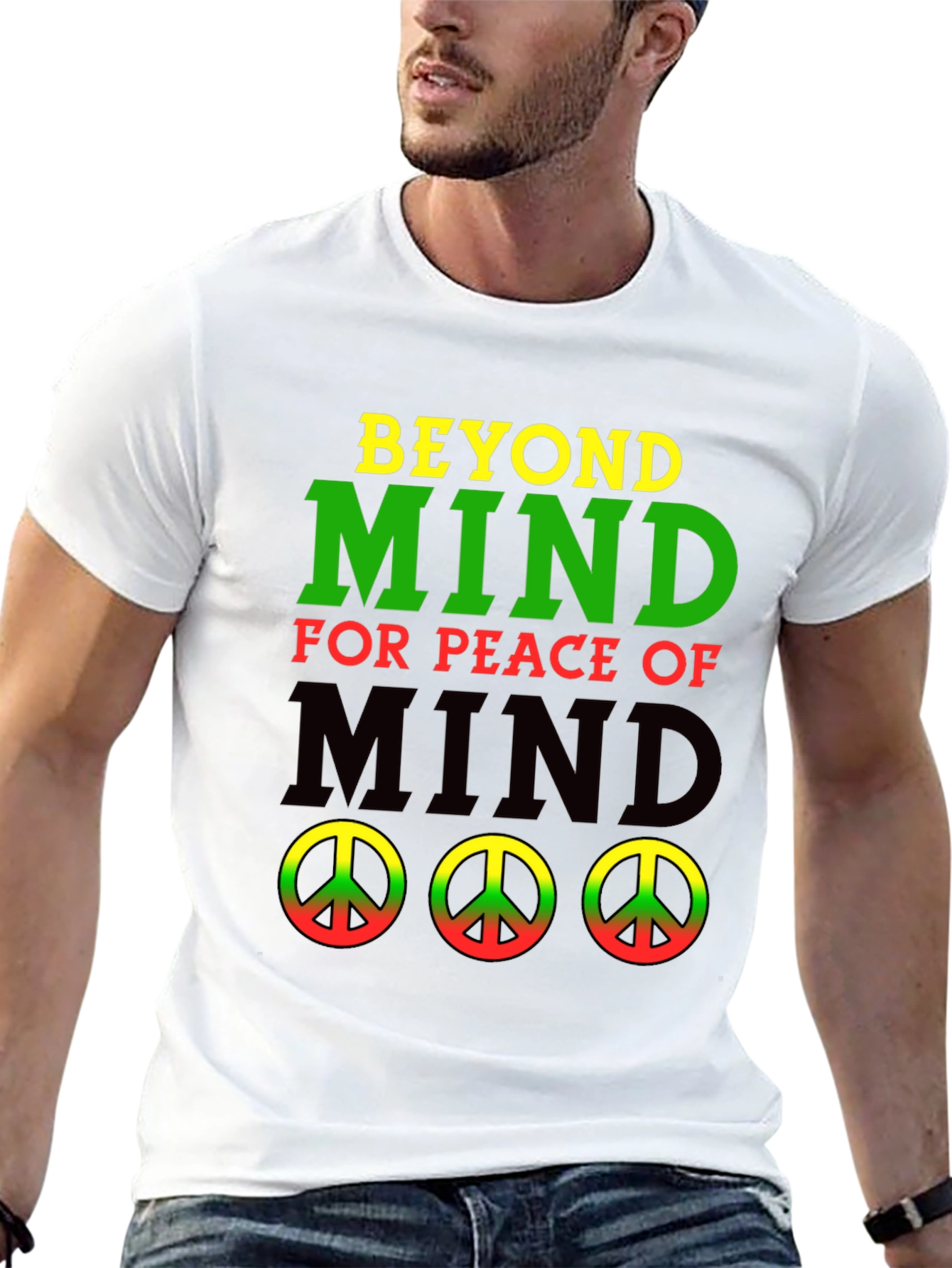 Beyond Mind Peace Graphic Tee - Black