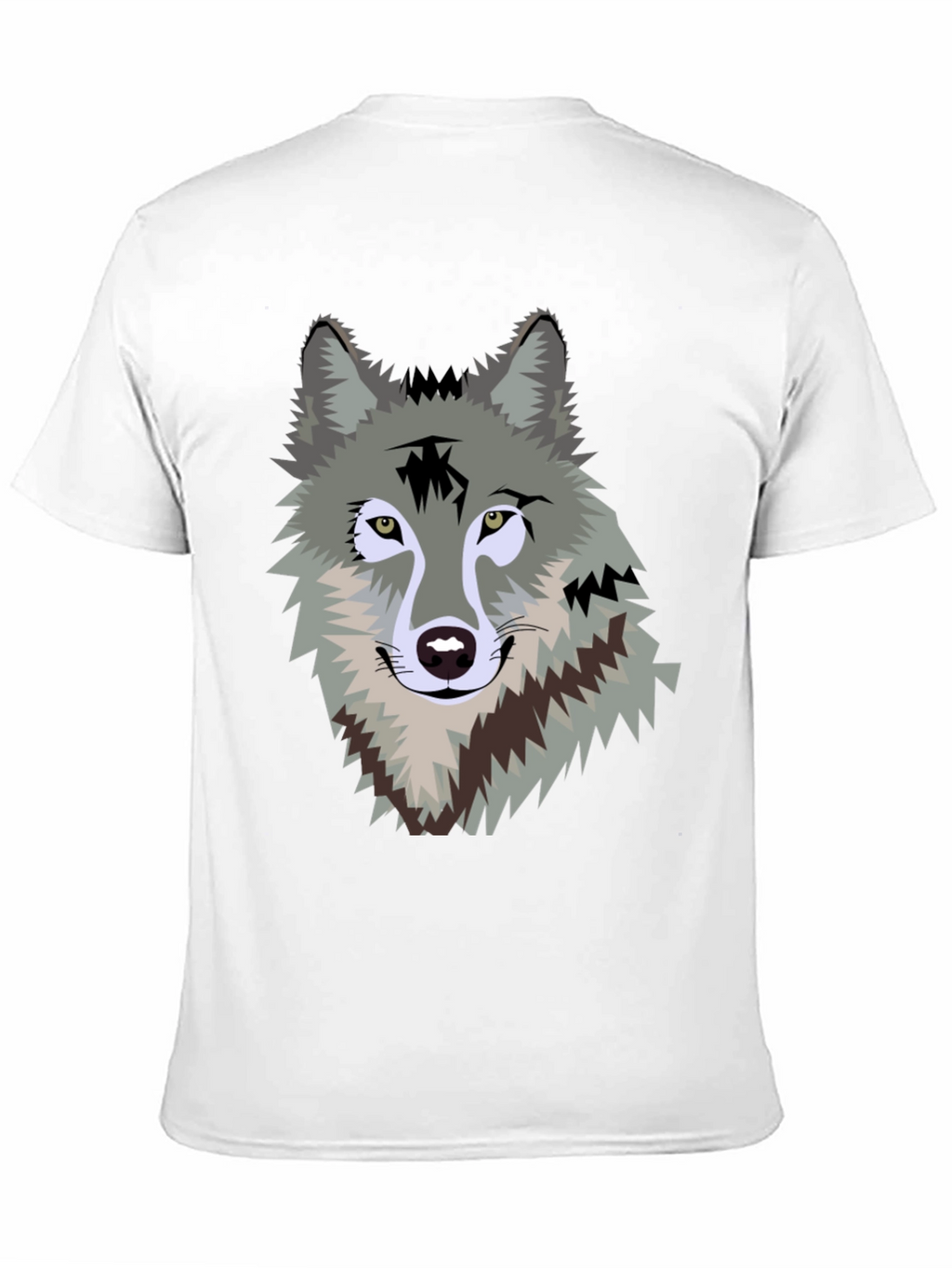 Wolf Graphic Print Mens T-Shirt