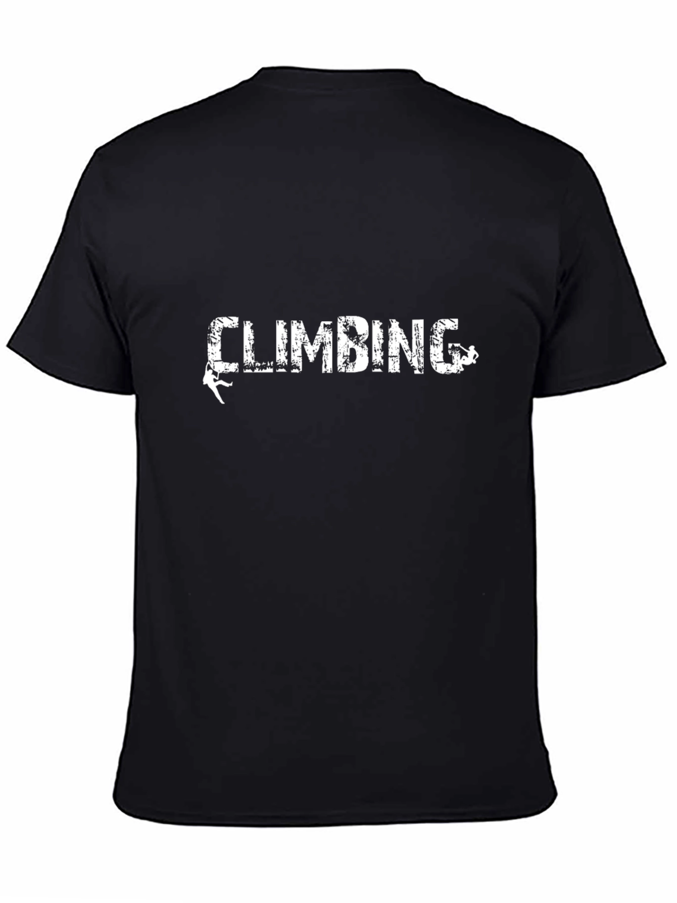 Climbing T-Shirt: Distressed Graphic Tee for Rock Climbing Lovers