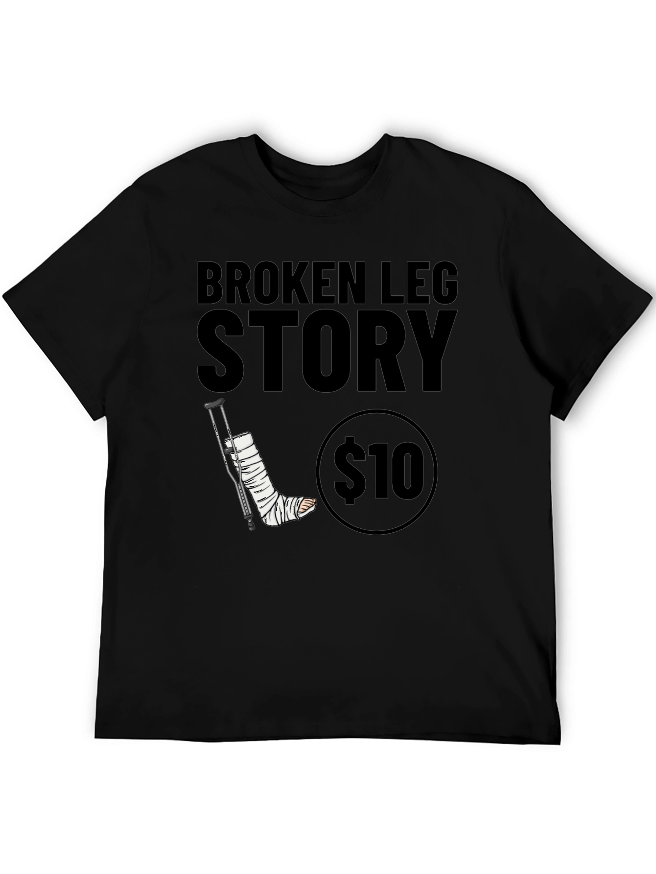Broken Leg Story Graphic Tee - $10
