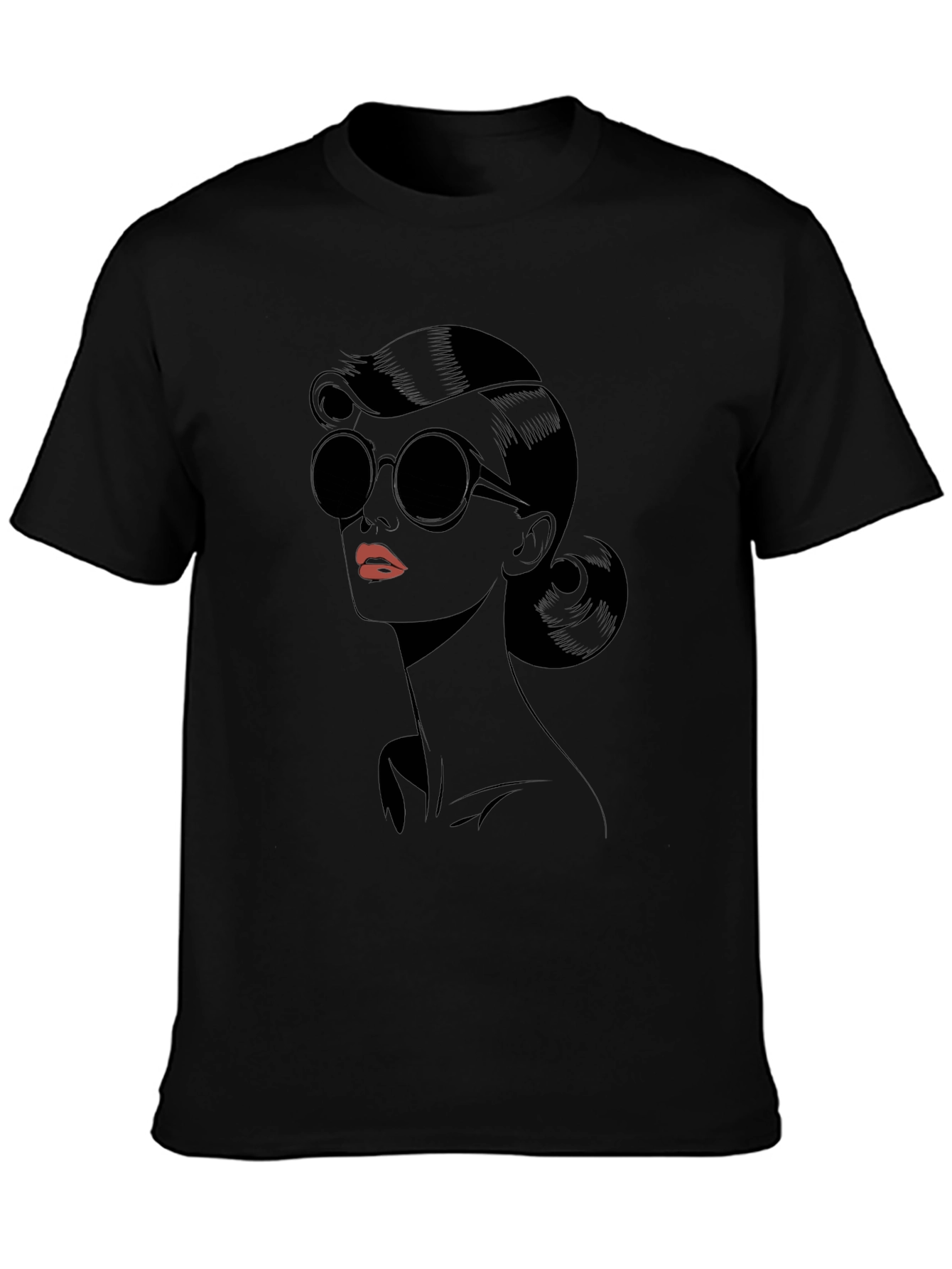 Retro Glam T-Shirt - Chic Graphic Tee