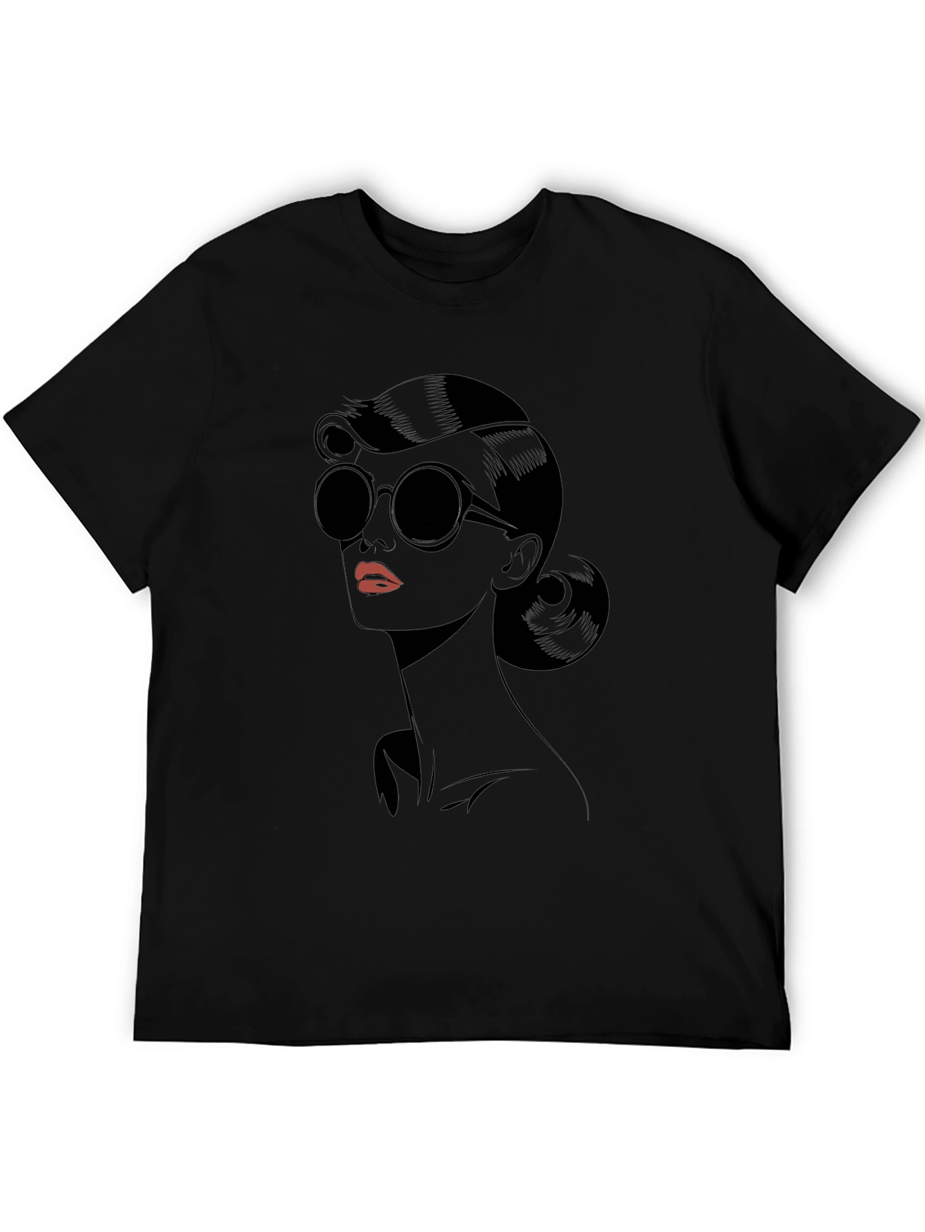Retro Glam T-Shirt - Chic Graphic Tee