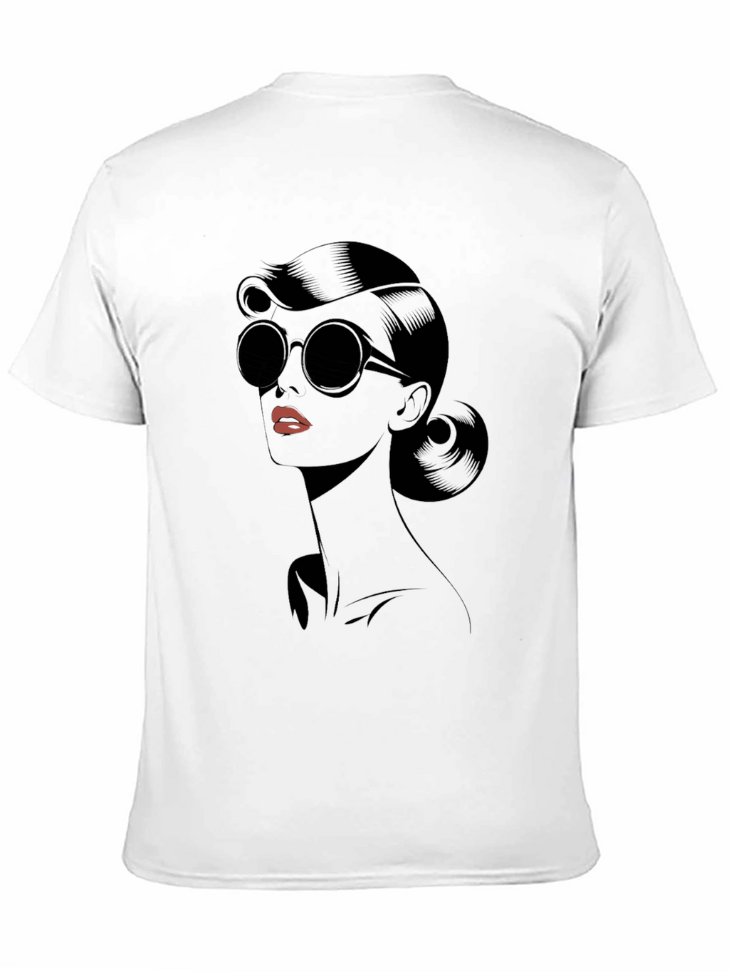 Retro Glam T-Shirt - Chic Graphic Tee