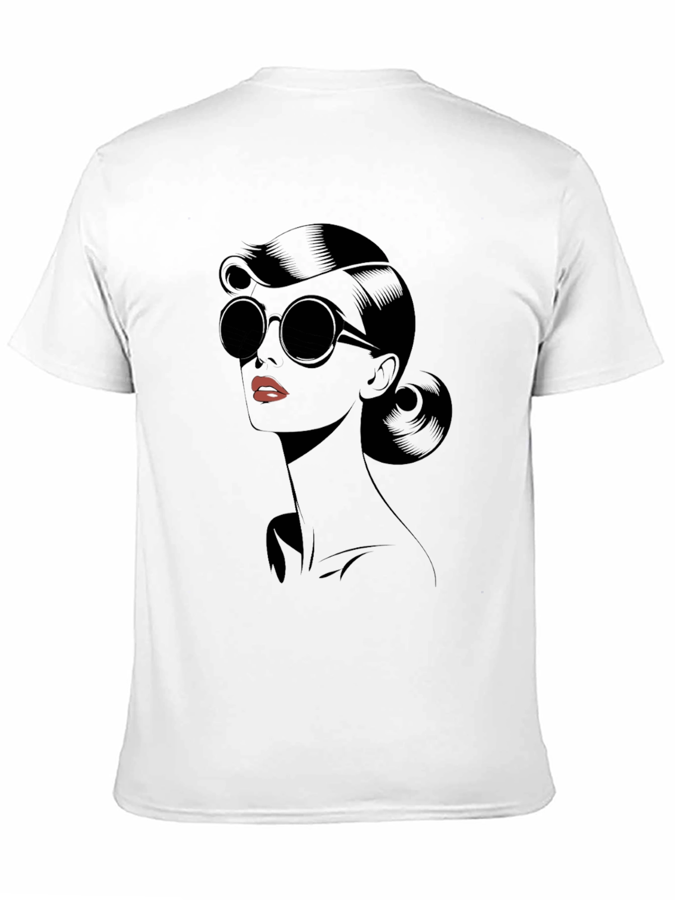 Retro Glam T-Shirt - Chic Graphic Tee