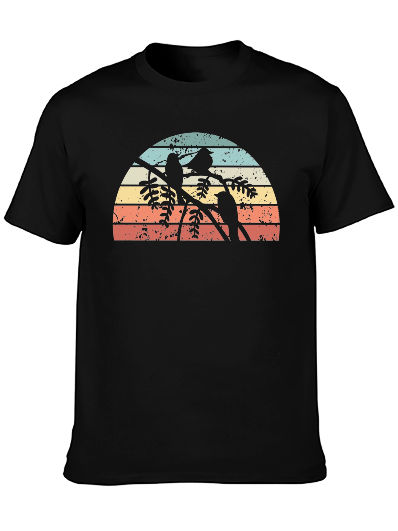 Vintage Bird Silhouette T-Shirt