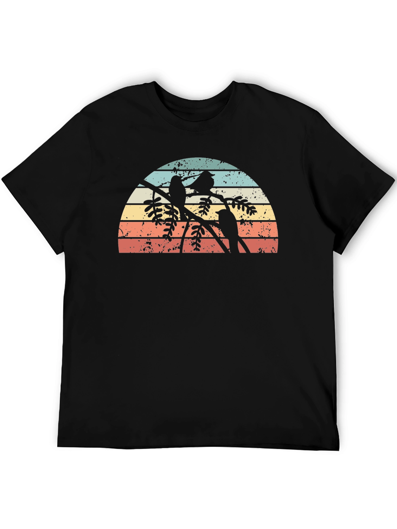 Vintage Bird Silhouette T-Shirt