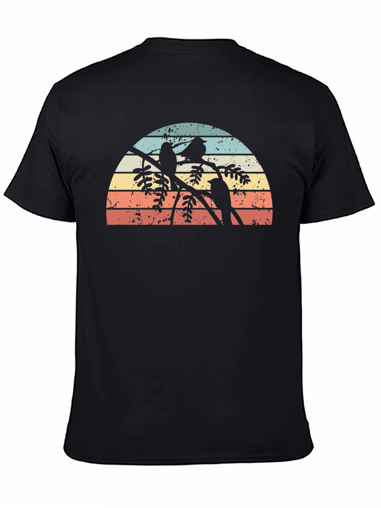 Vintage Bird Silhouette T-Shirt