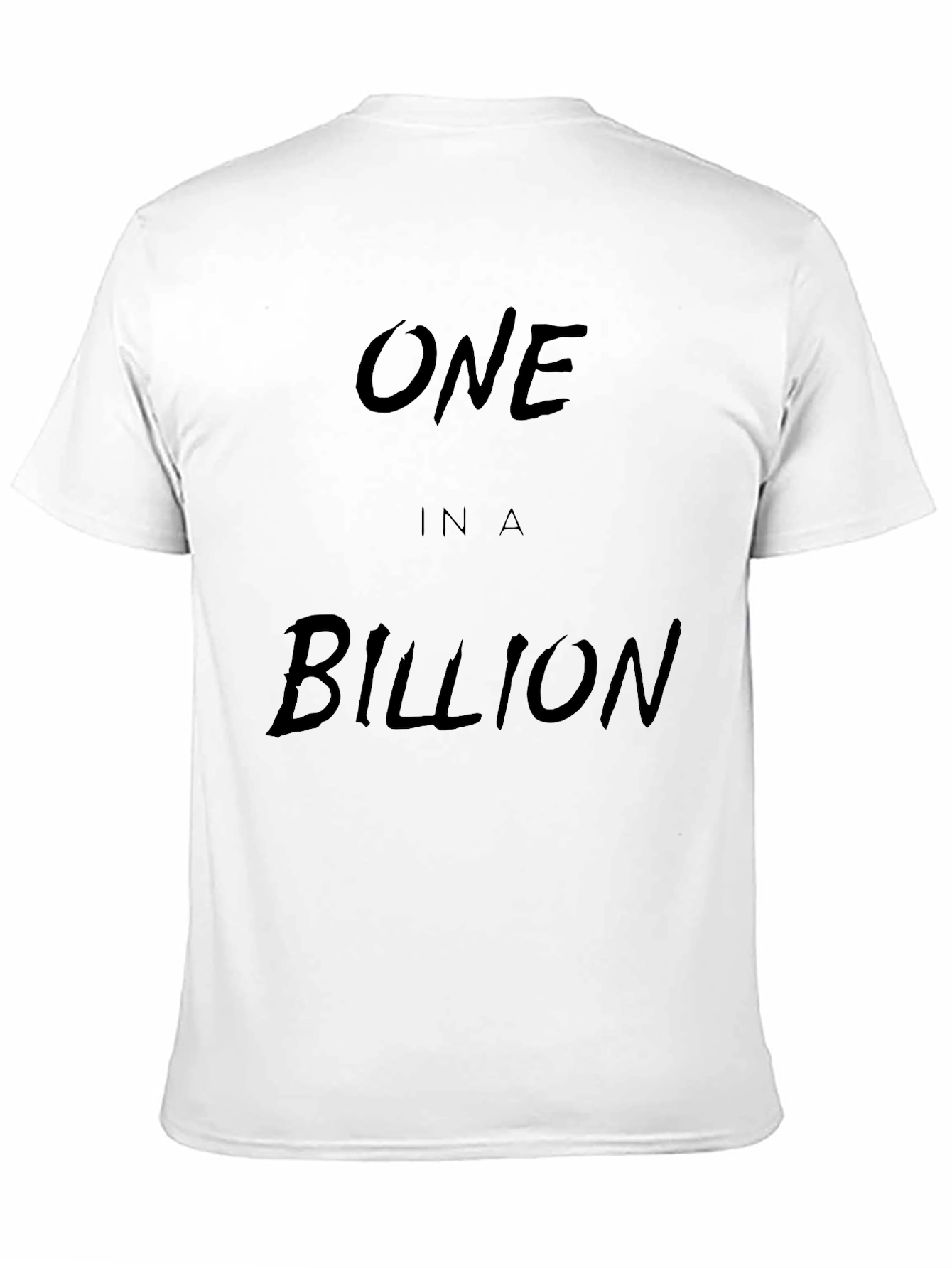 One in a Billion Black Graphic Tee