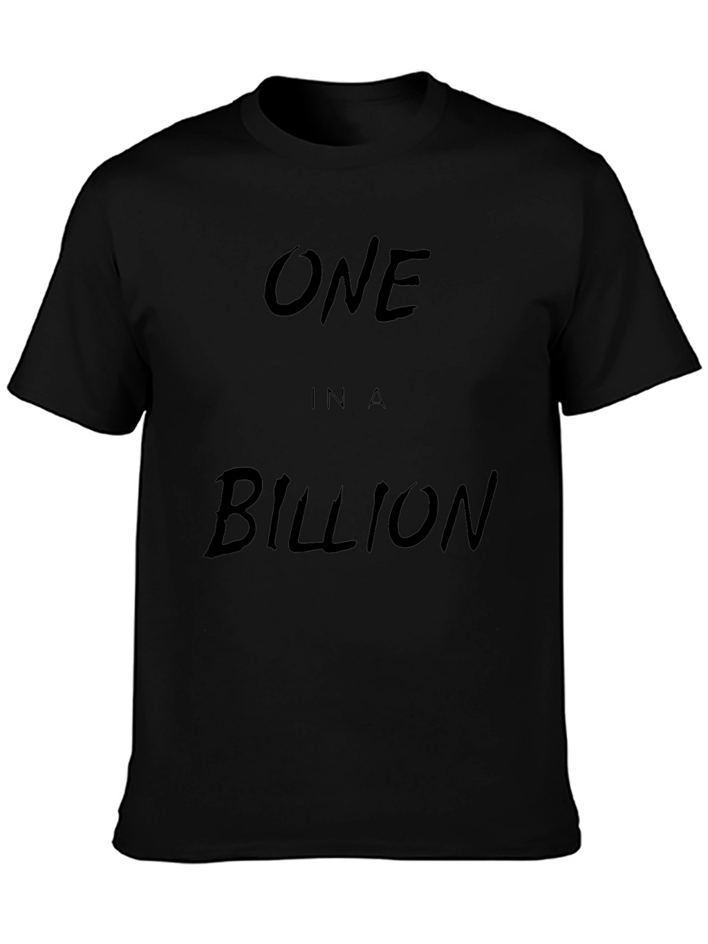 One in a Billion Black Graphic Tee