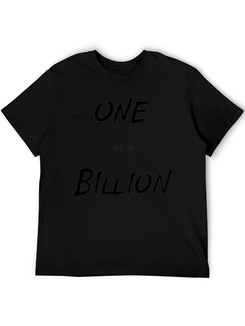One in a Billion Black Graphic Tee