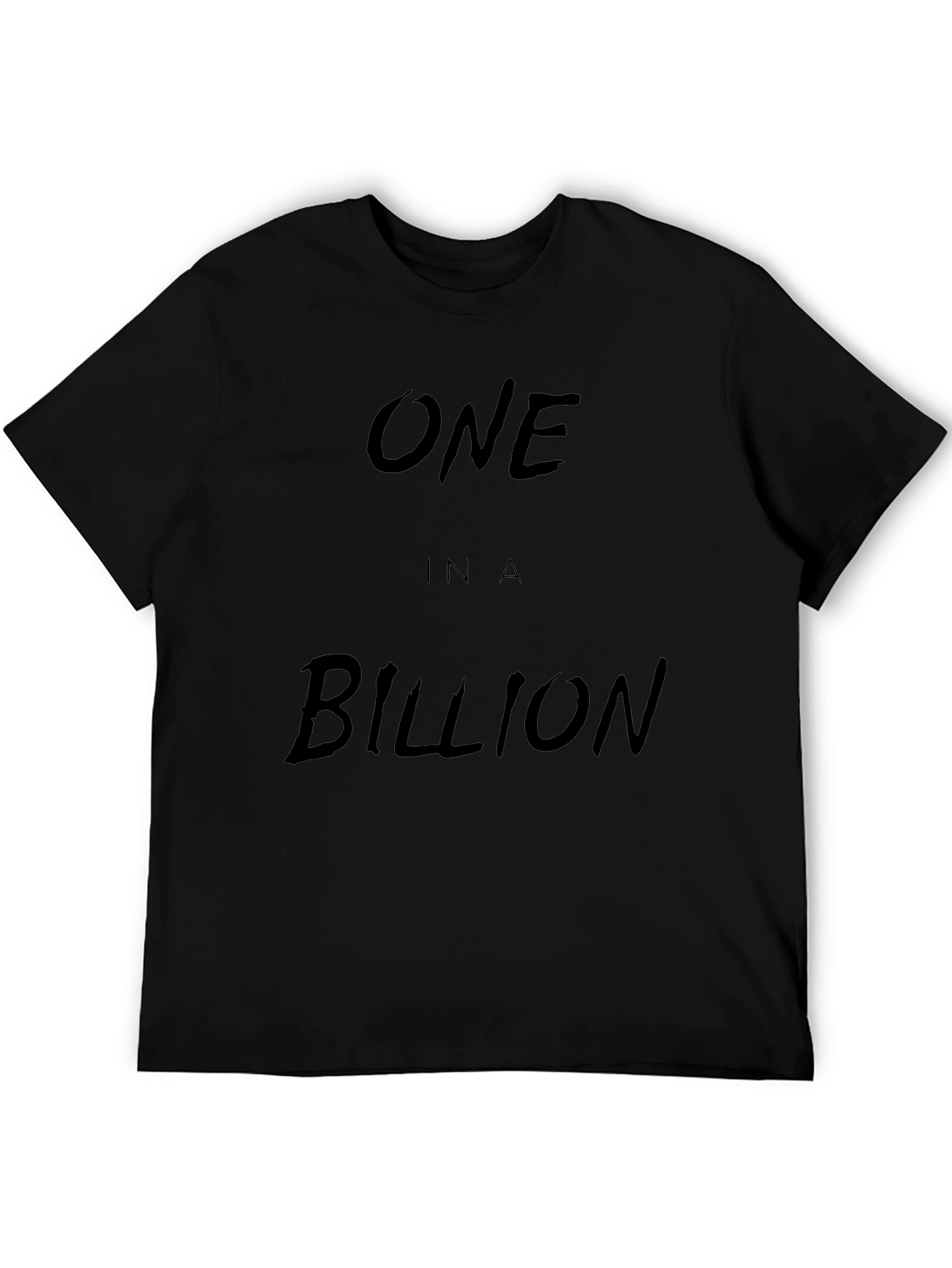 One in a Billion Black Graphic Tee