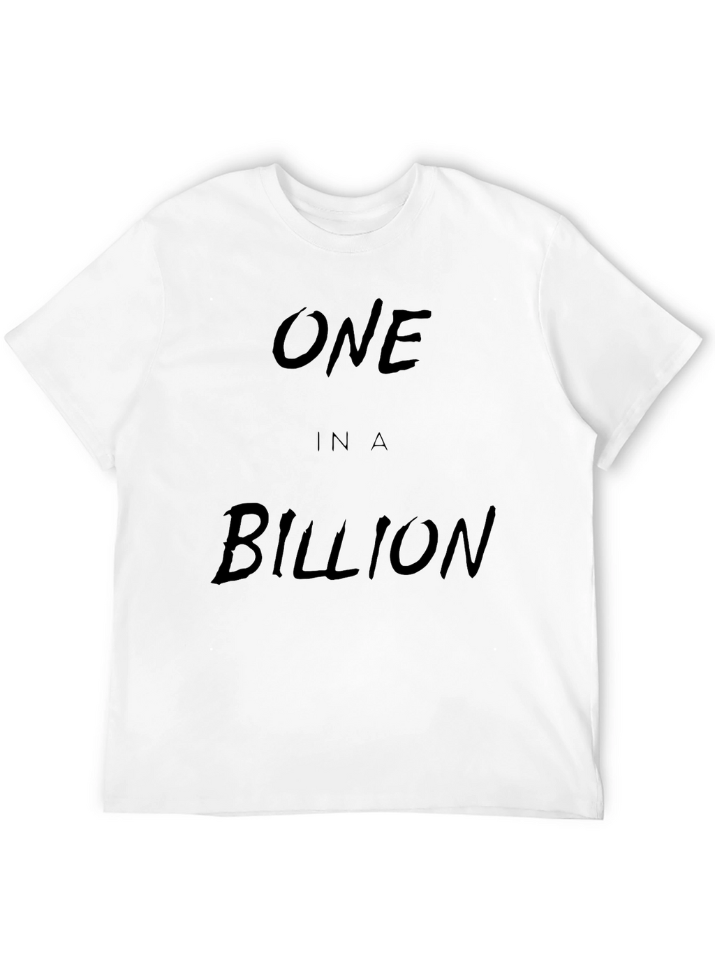 One in a Billion Black Graphic Tee