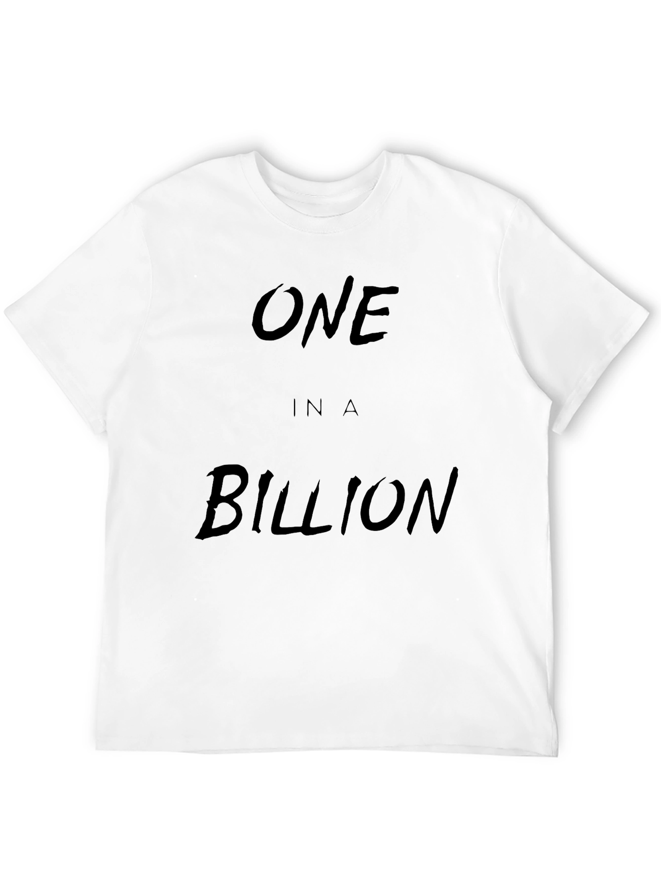 One in a Billion Black Graphic Tee