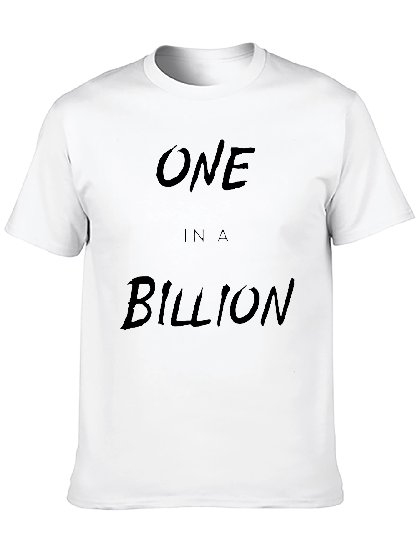 One in a Billion Black Graphic Tee