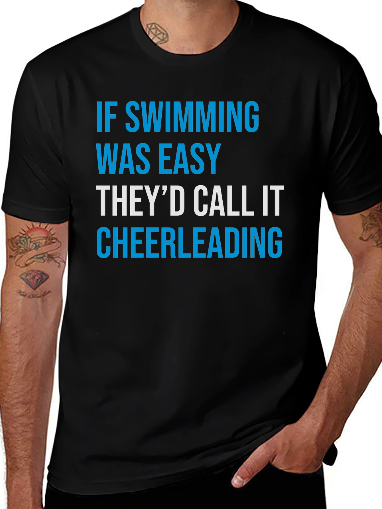 Funny Swimming T-Shirt: If Swimming Was Easy...