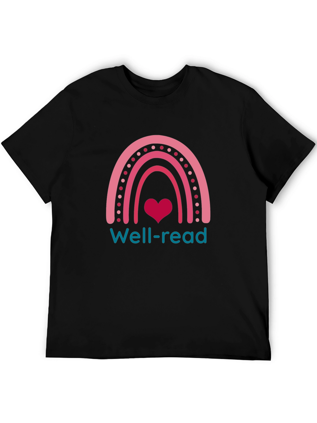 Well-Read Rainbow Heart T-Shirt