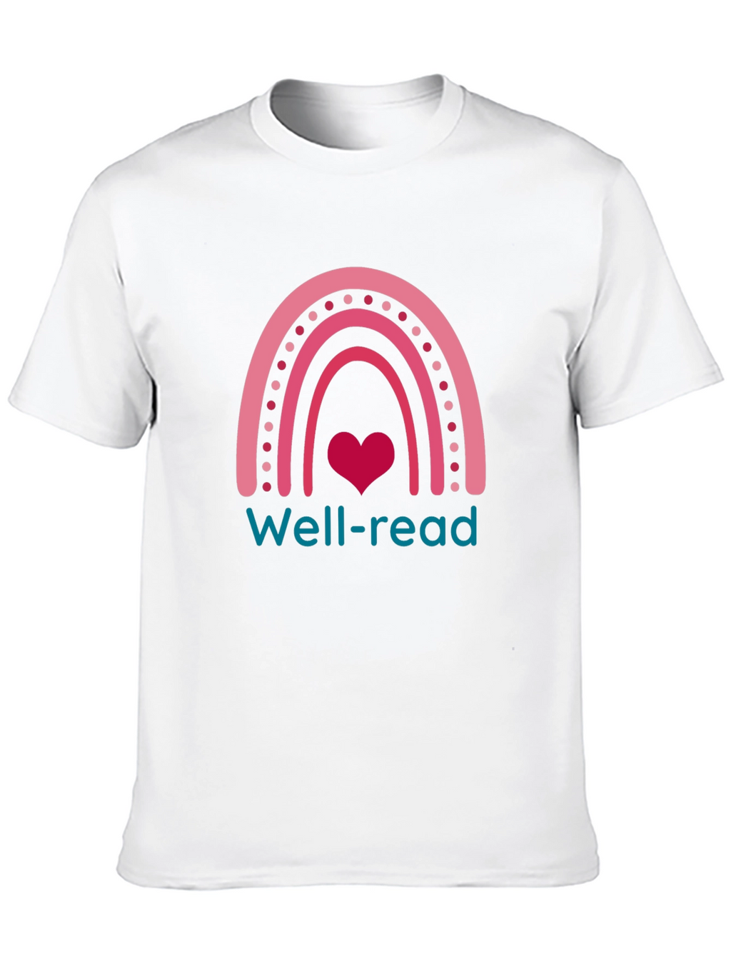 Well-Read Rainbow Heart T-Shirt