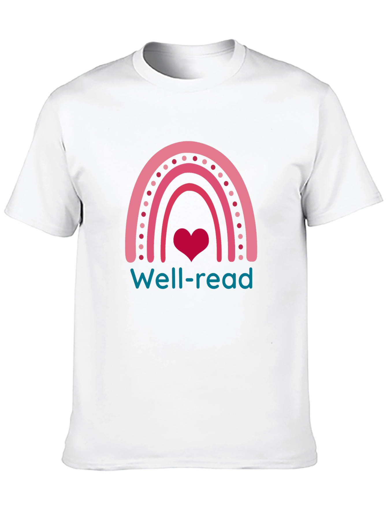 Well-Read Rainbow Heart T-Shirt