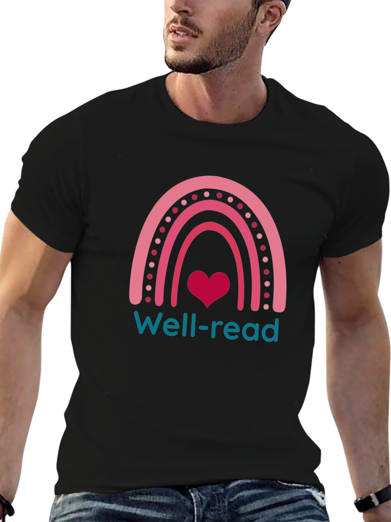 Well-Read Rainbow Heart T-Shirt