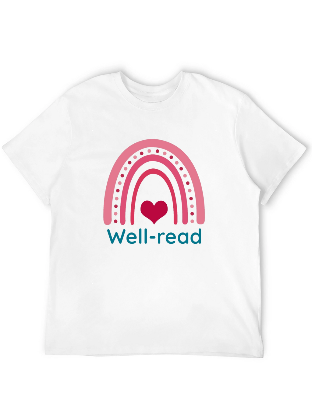 Well-Read Rainbow Heart T-Shirt