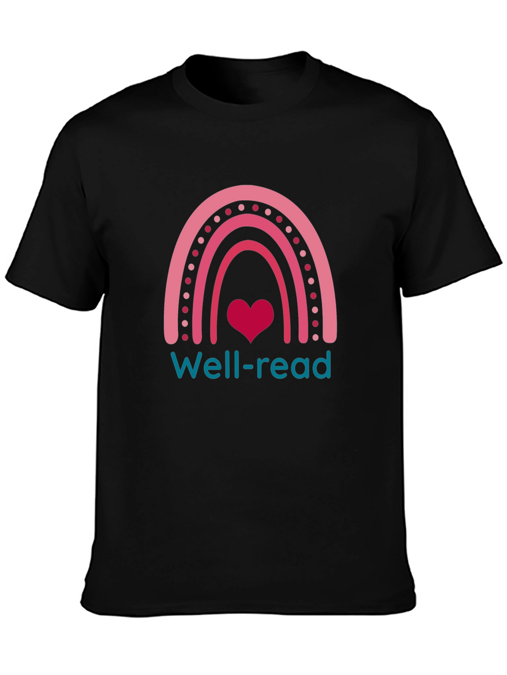 Well-Read Rainbow Heart T-Shirt