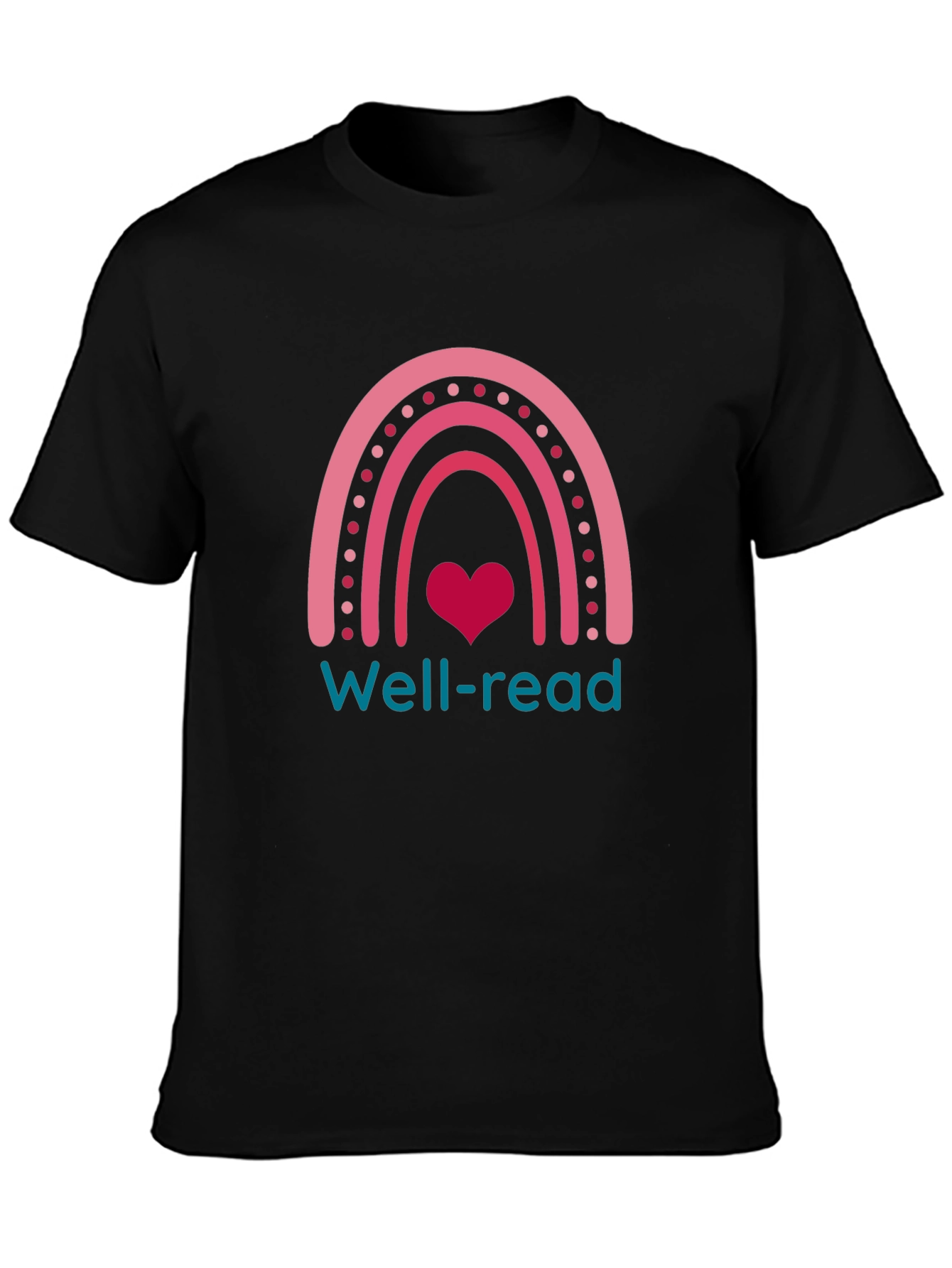 Well-Read Rainbow Heart T-Shirt