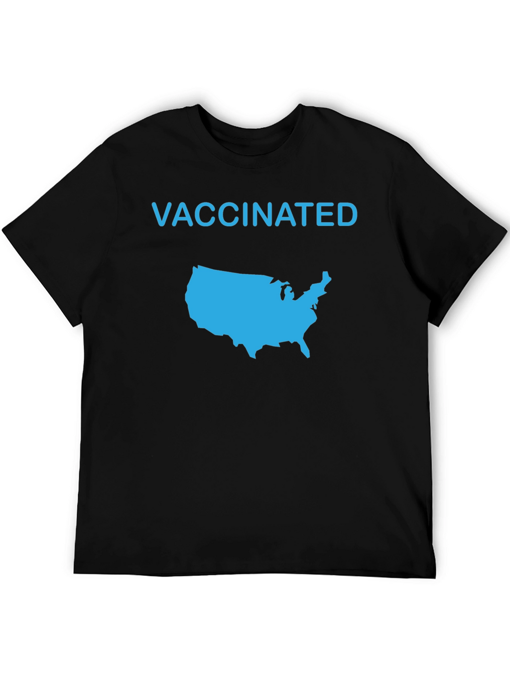 Vaccinated USA Map T-Shirt