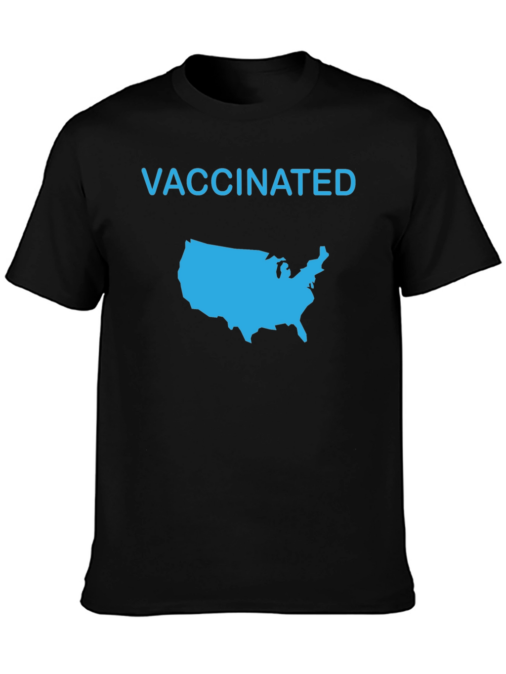 Vaccinated USA Map T-Shirt