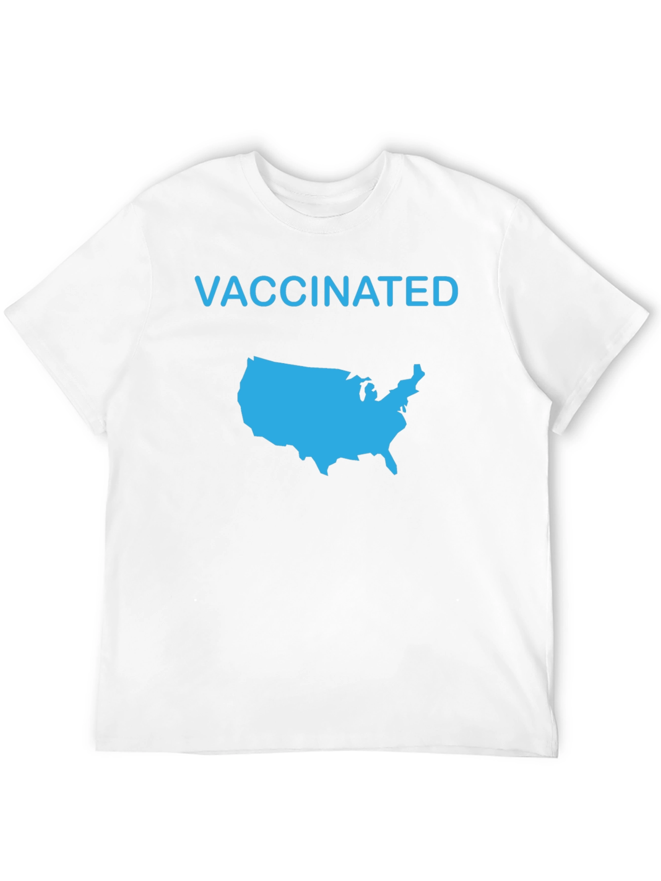 Vaccinated USA Map T-Shirt