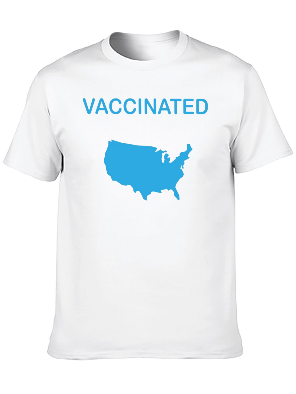 Vaccinated USA Map T-Shirt