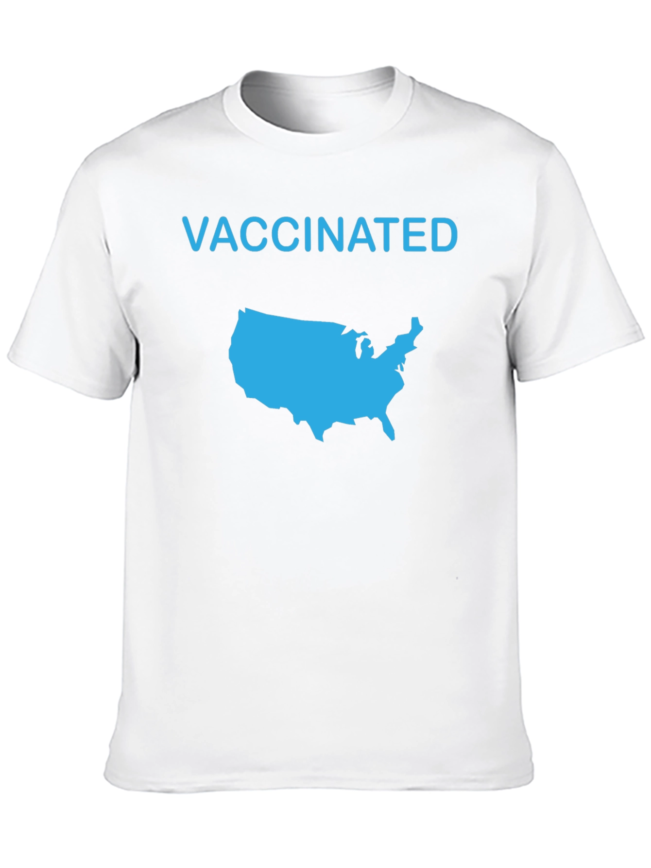 Vaccinated USA Map T-Shirt