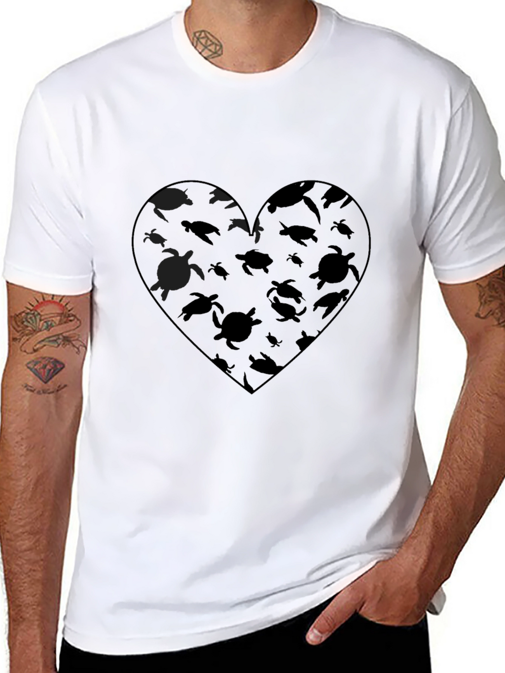 Sea Turtle Heart T-Shirt