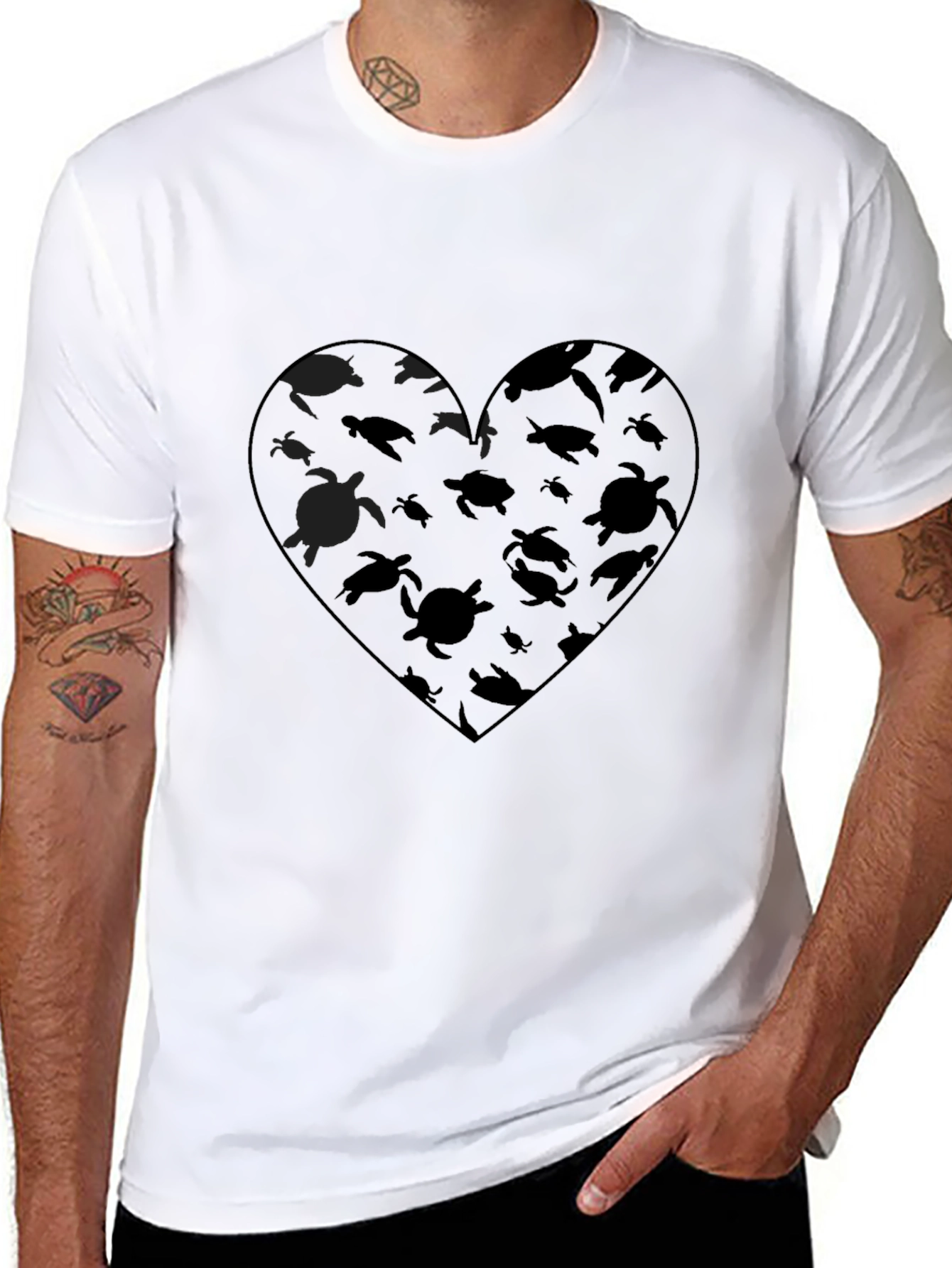 Sea Turtle Heart T-Shirt