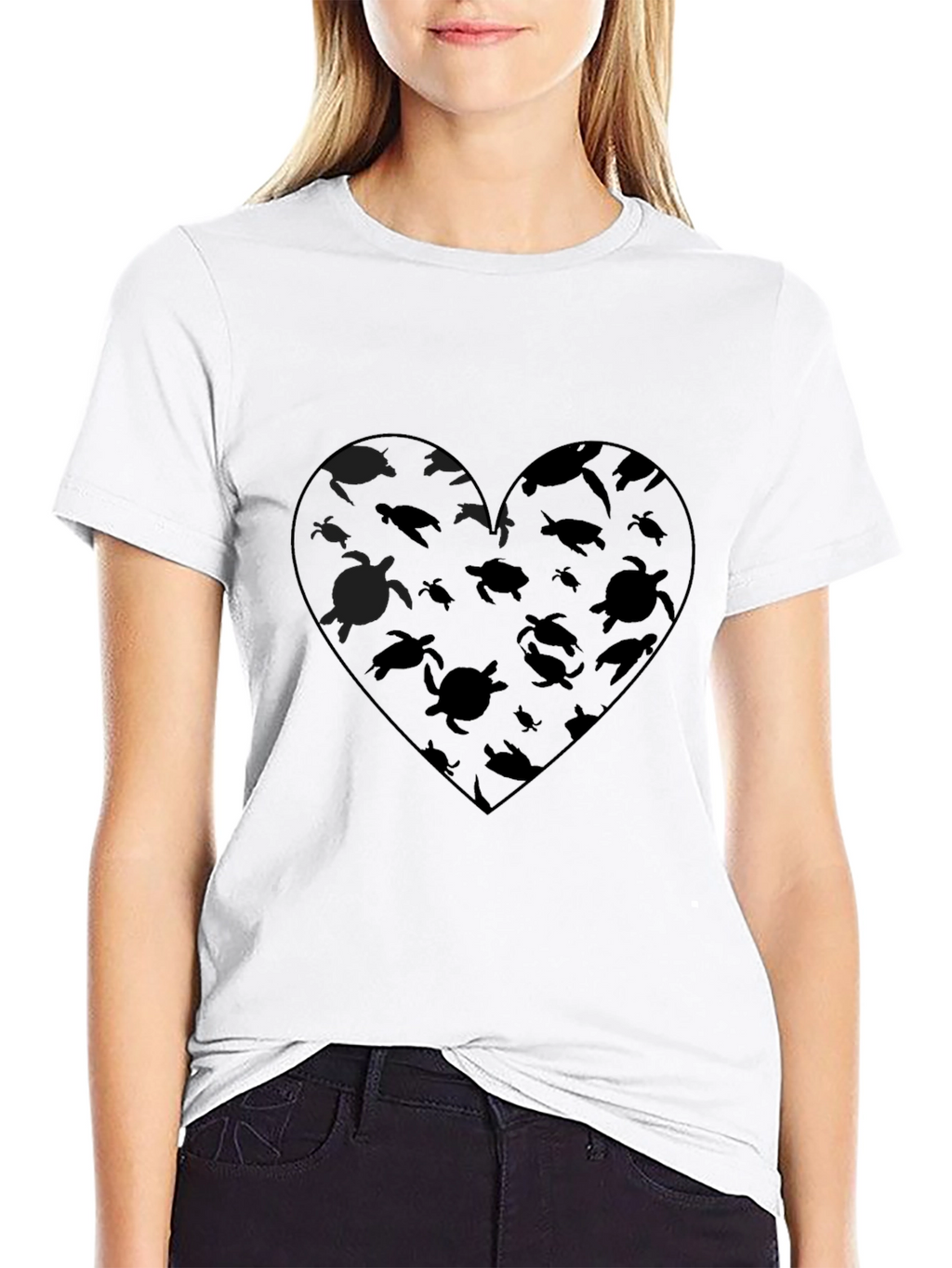 Sea Turtle Heart T-Shirt