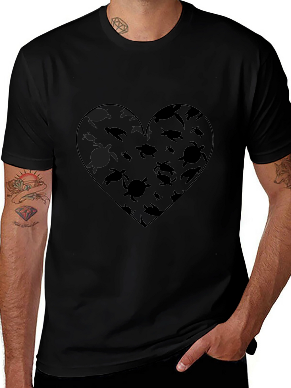 Sea Turtle Heart T-Shirt