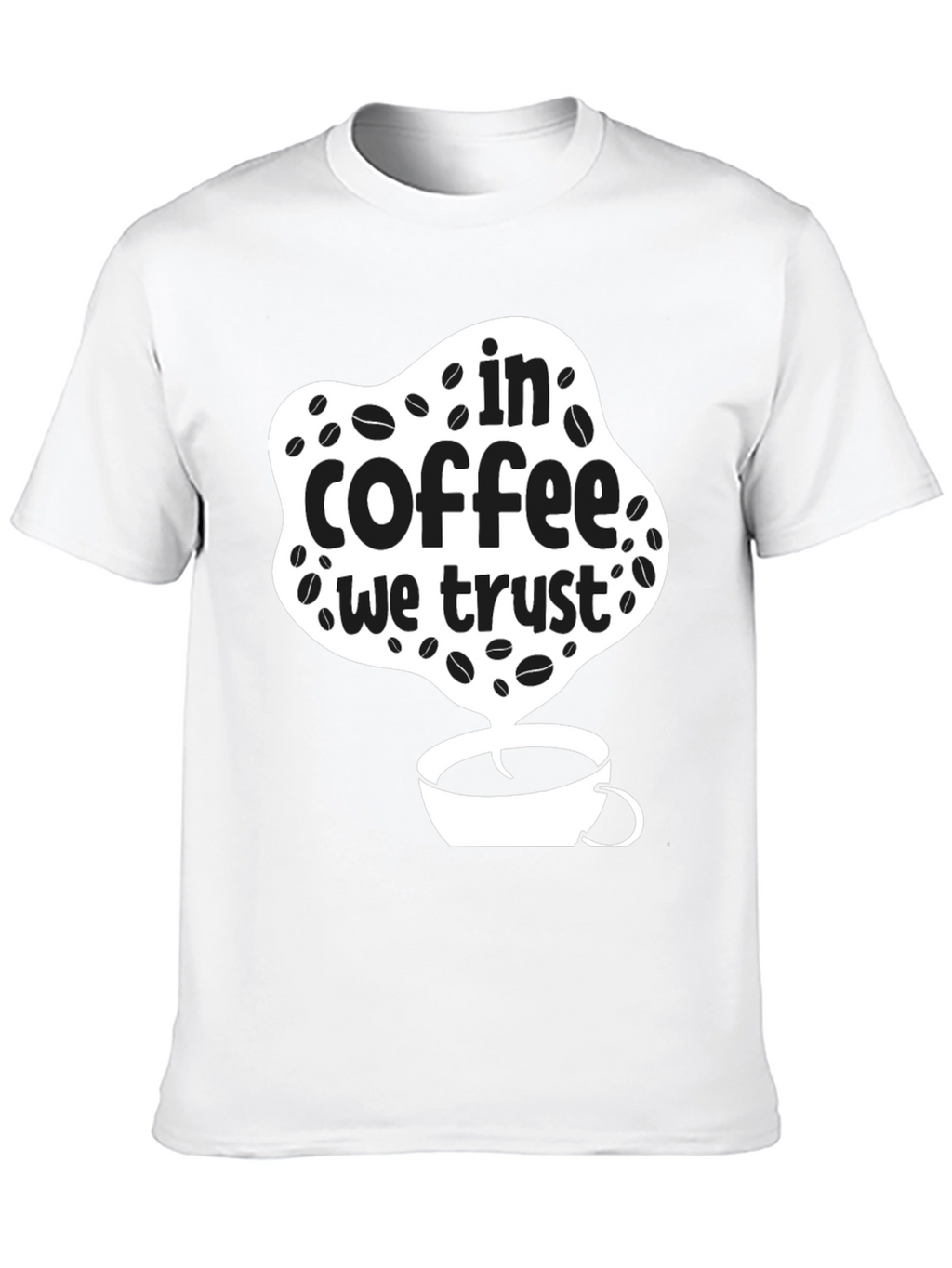 In Coffee We Trust T-Shirt - Black