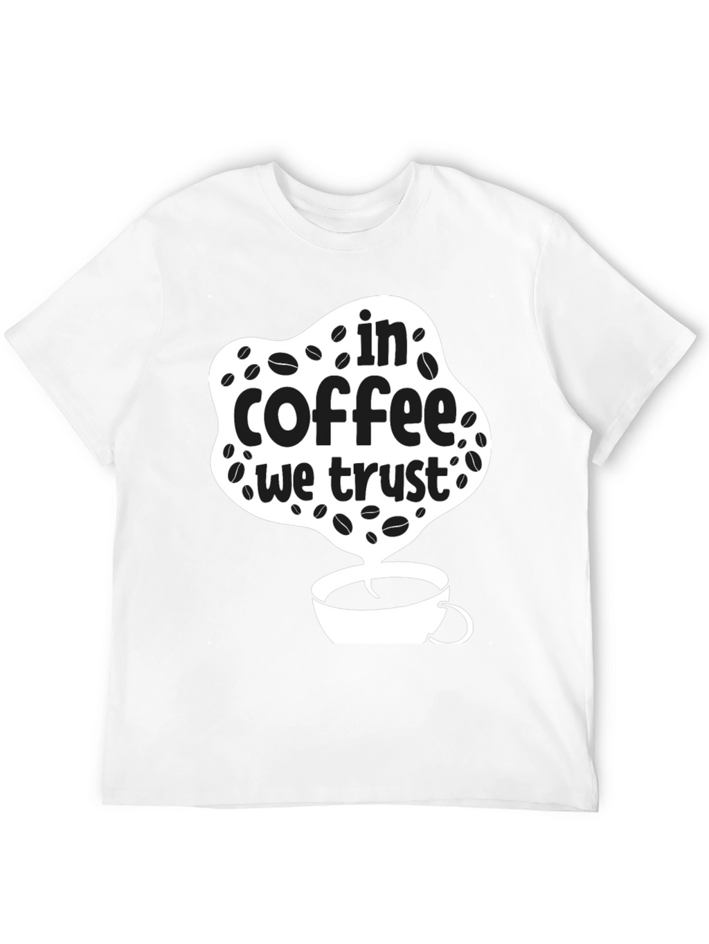 In Coffee We Trust T-Shirt - Black
