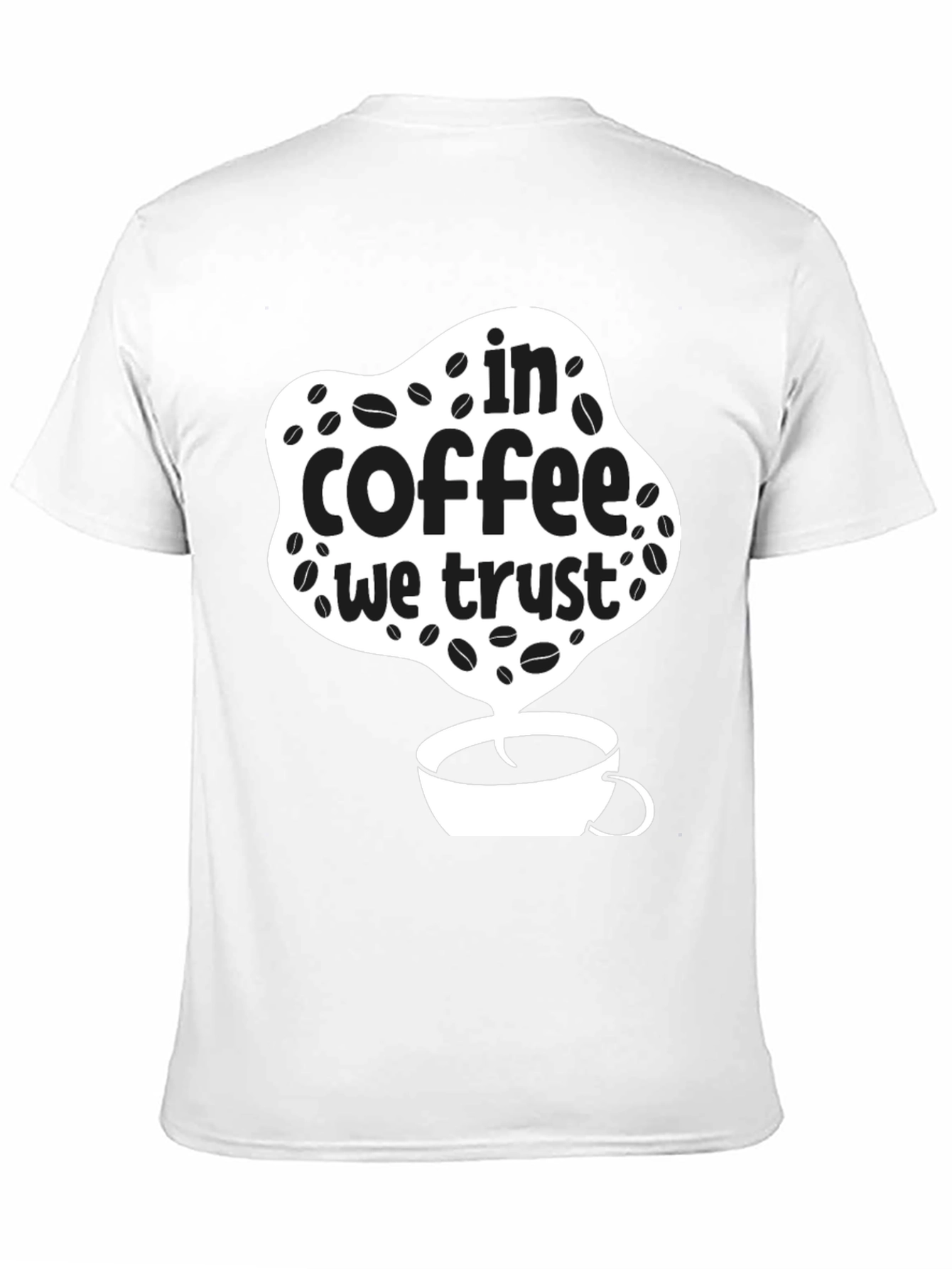 In Coffee We Trust T-Shirt - Black