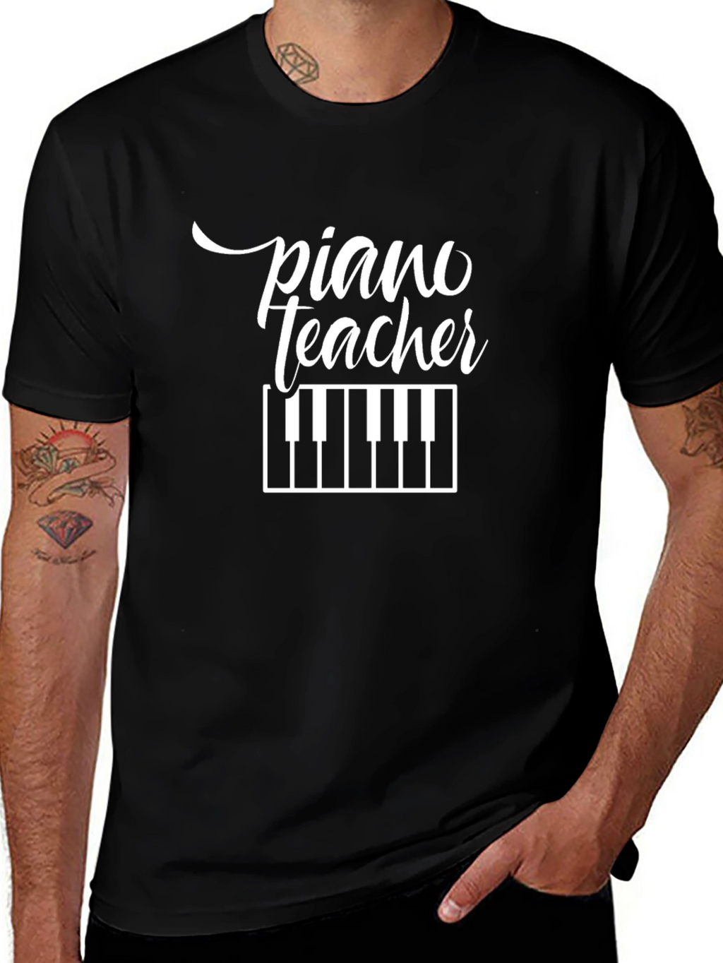 Piano Teacher T-Shirt - Music Instructor Tee