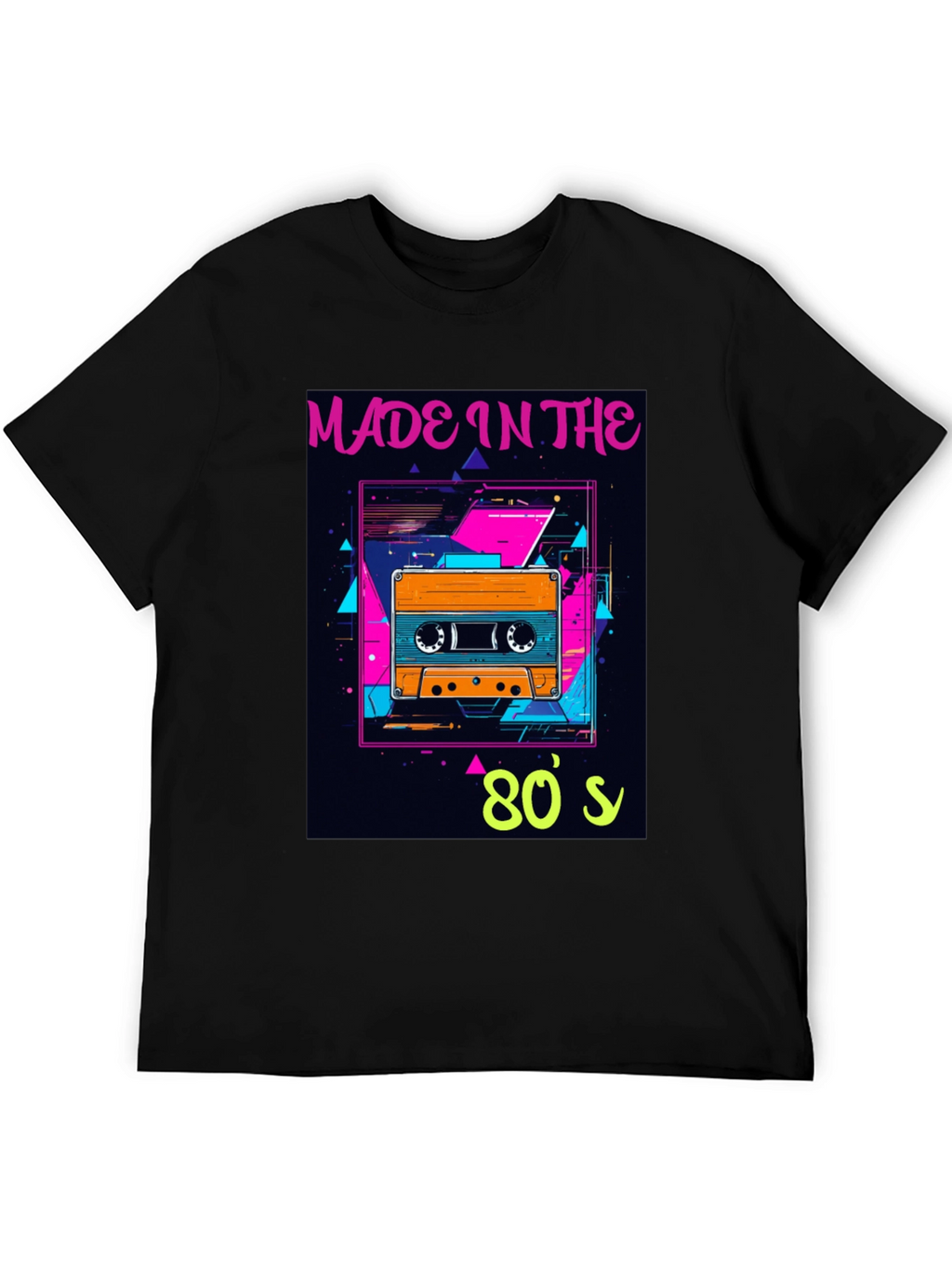 Retro 80s Cassette Tape Graphic T-Shirt