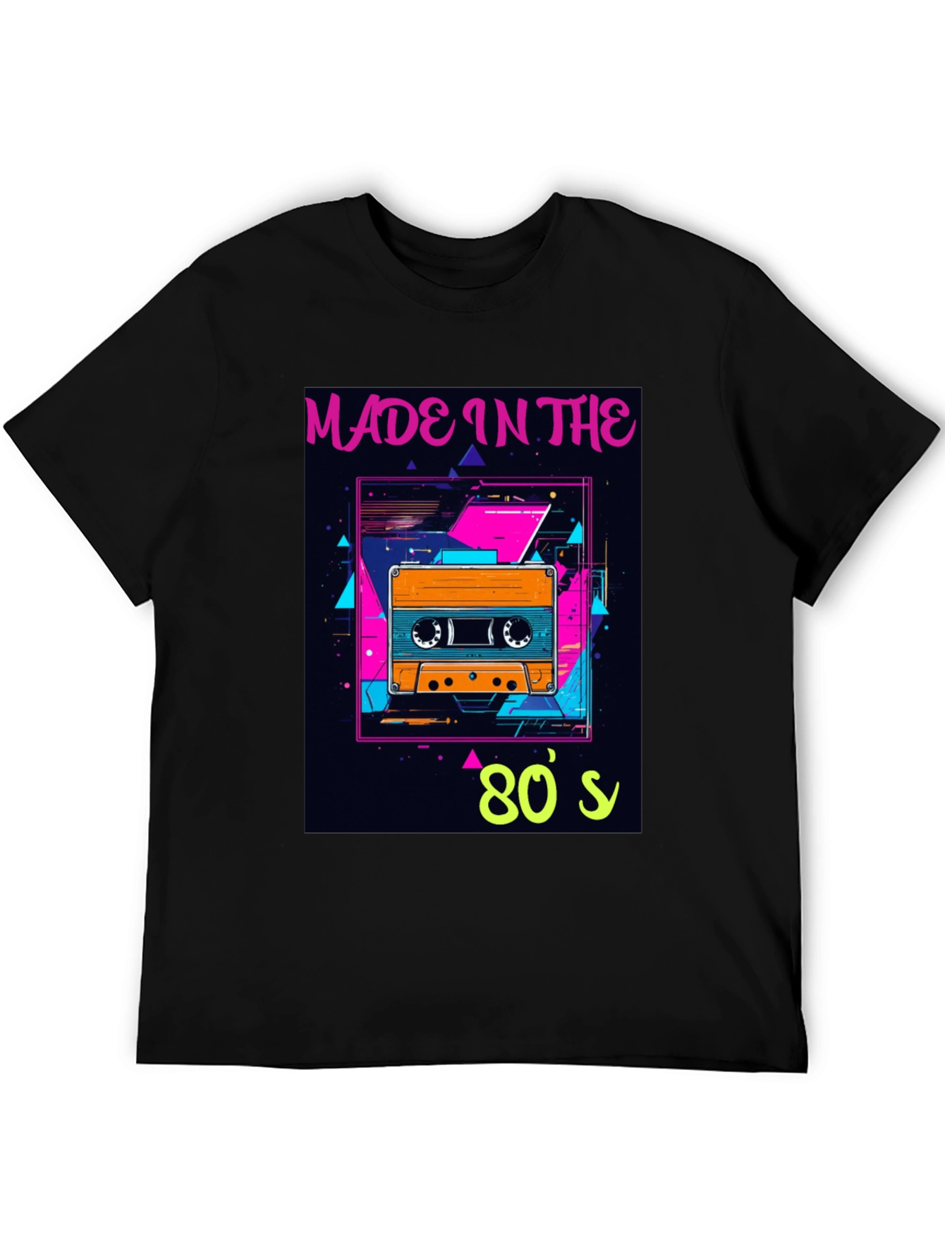 Retro 80s Cassette Tape Graphic T-Shirt