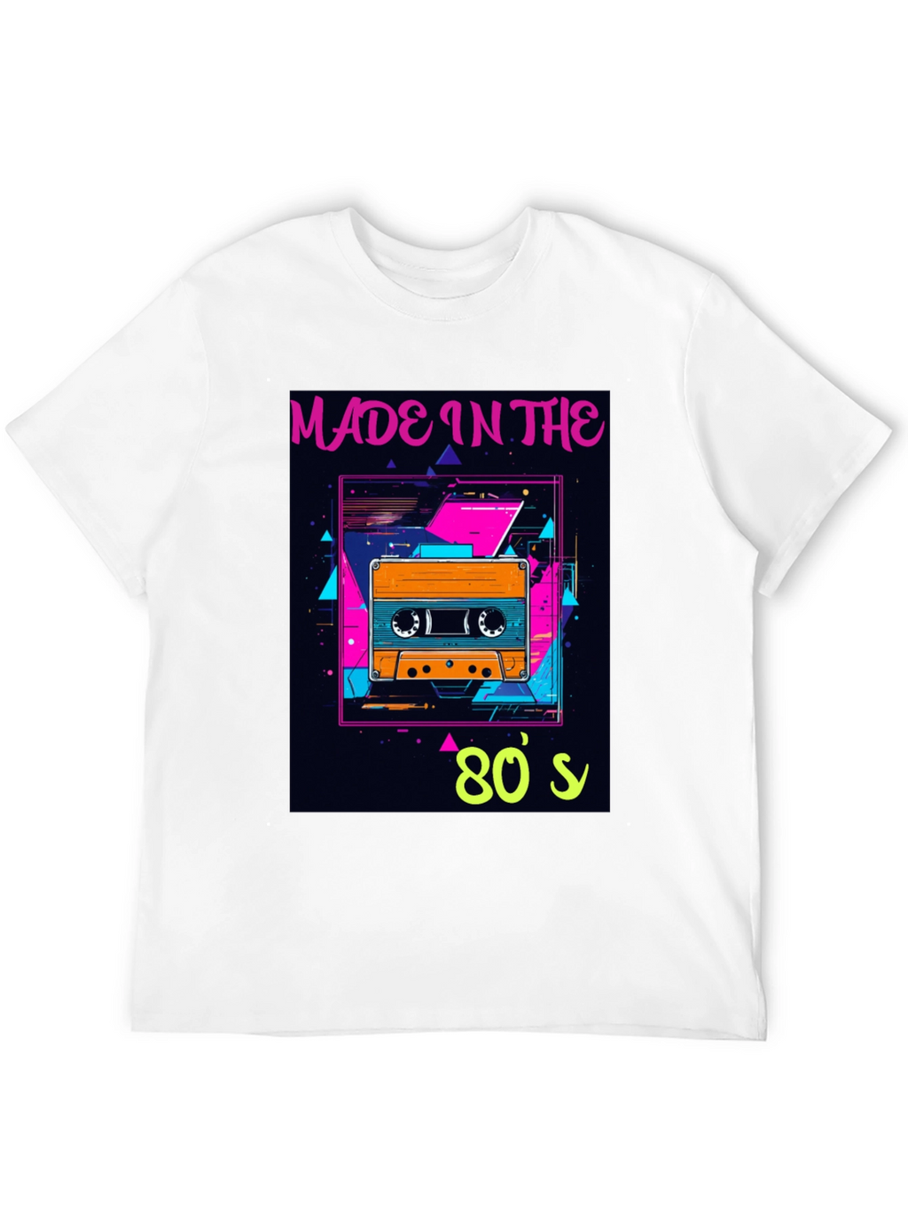 Retro 80s Cassette Tape Graphic T-Shirt