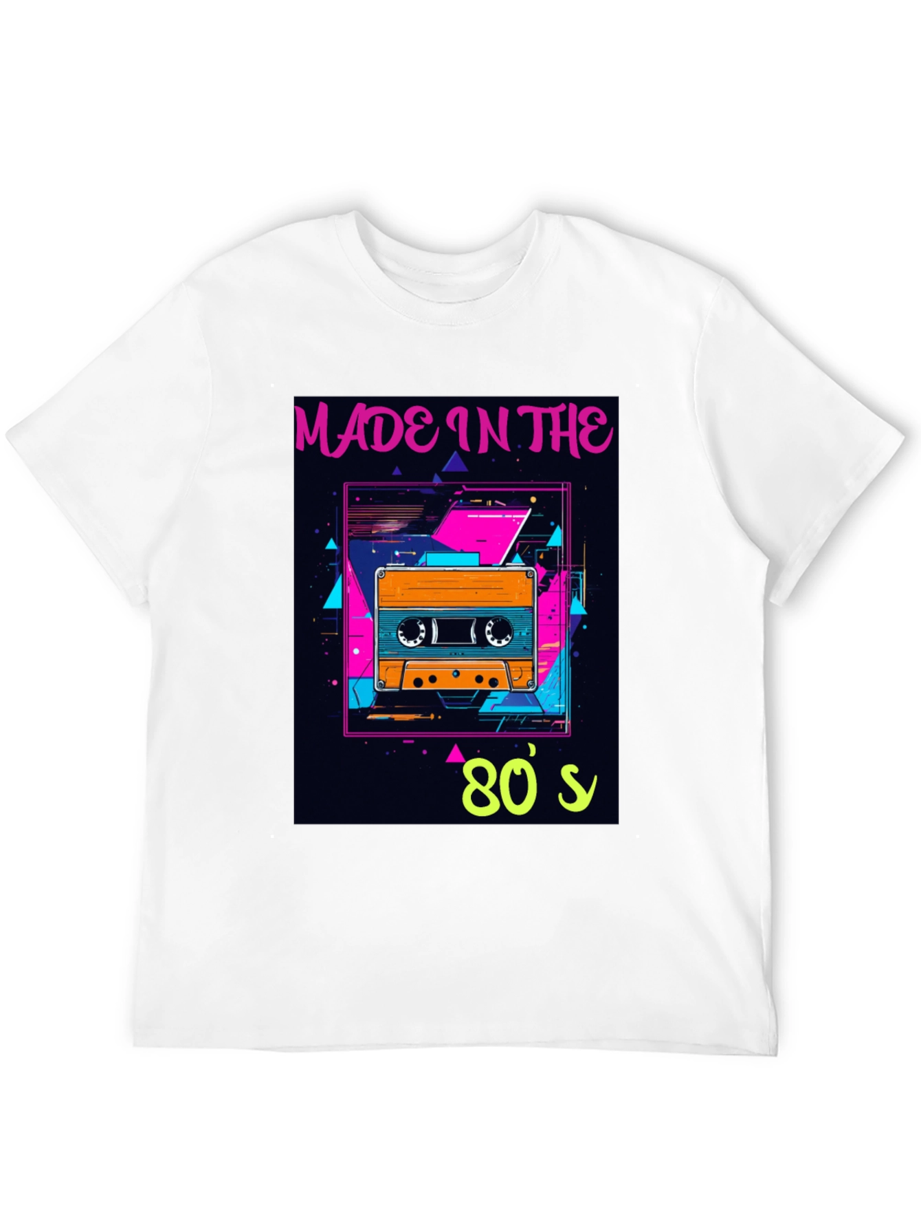 Retro 80s Cassette Tape Graphic T-Shirt