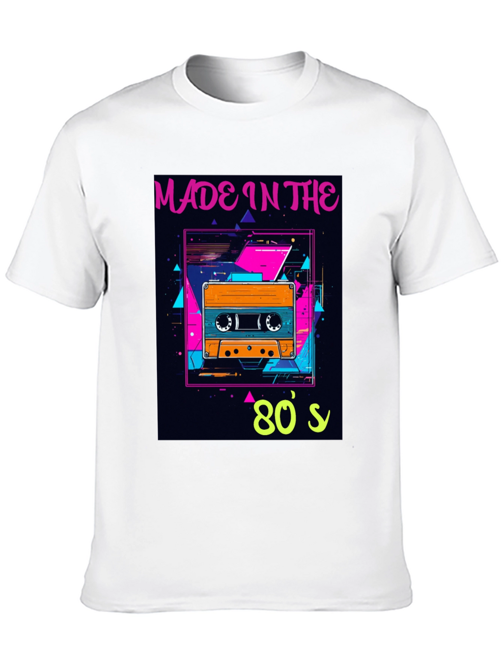 Retro 80s Cassette Tape Graphic T-Shirt