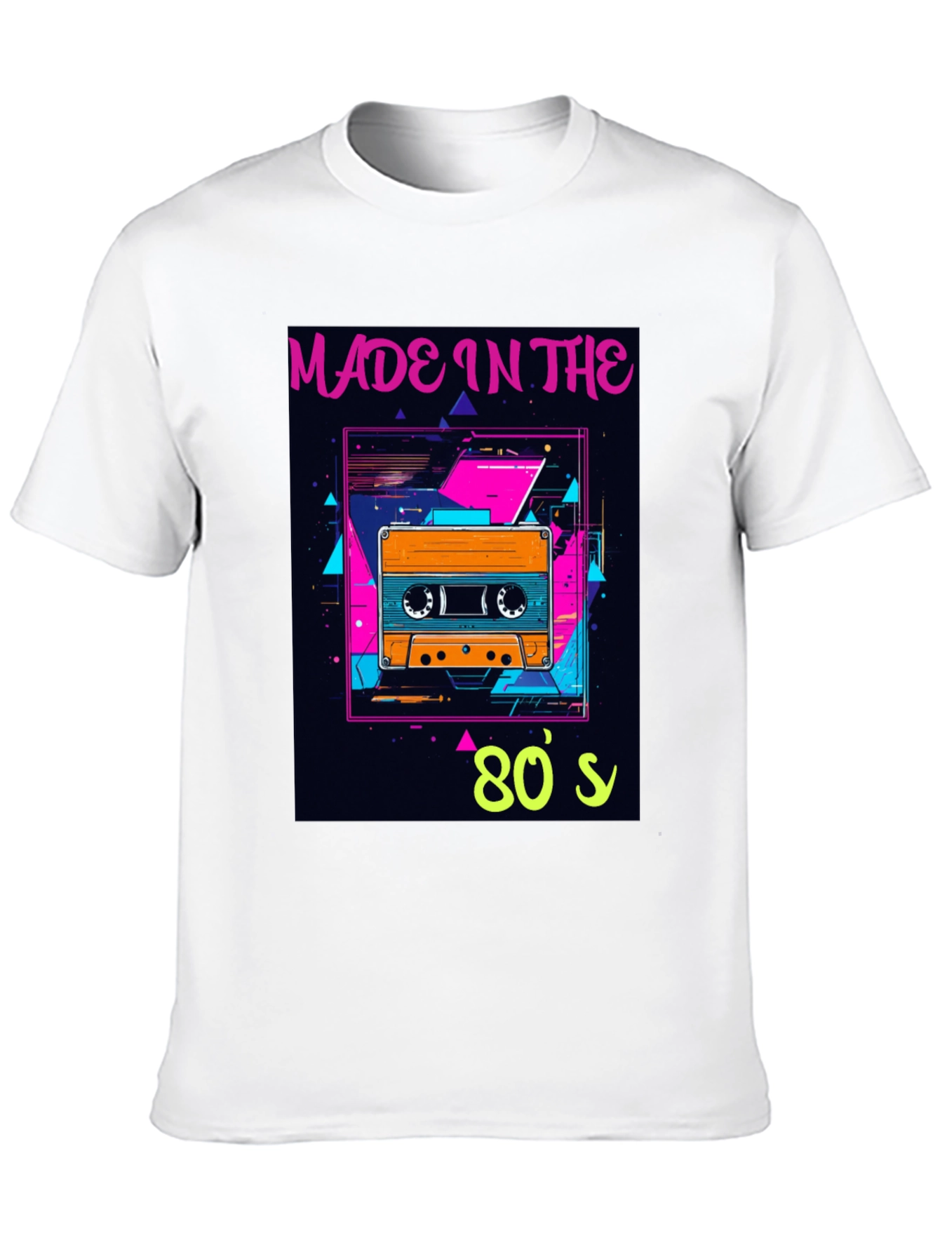 Retro 80s Cassette Tape Graphic T-Shirt