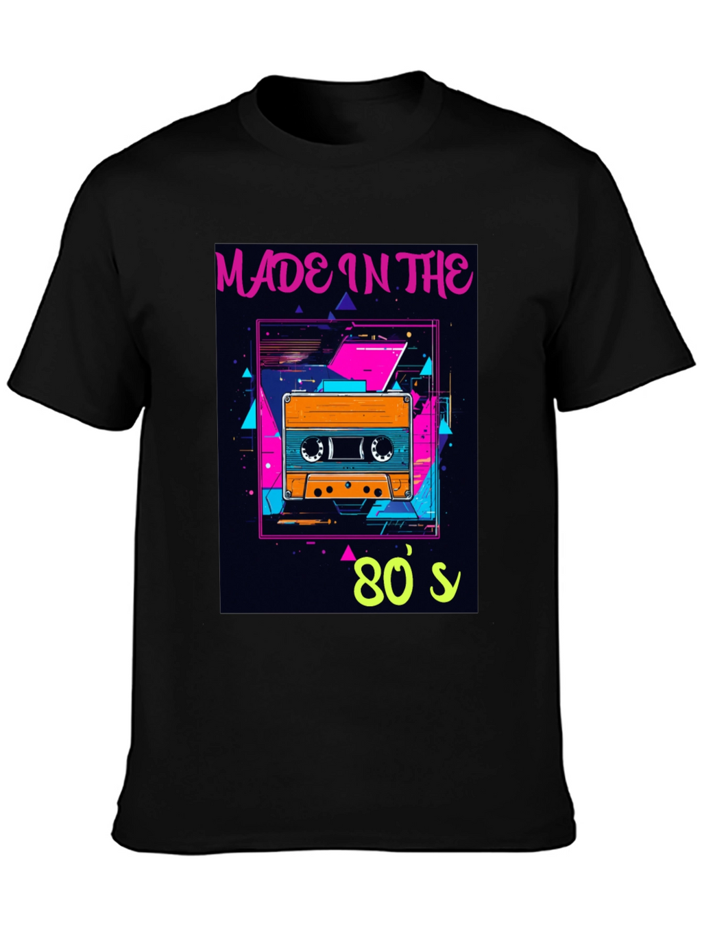 Retro 80s Cassette Tape Graphic T-Shirt