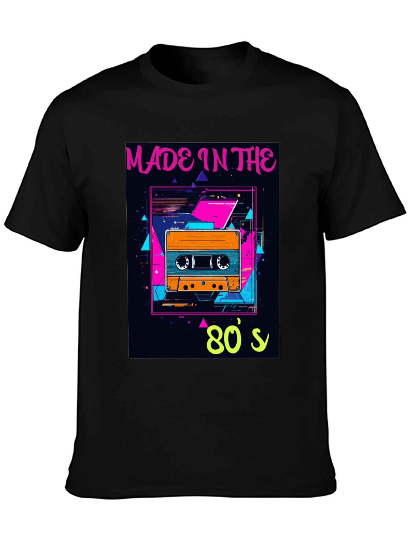 Retro 80s Cassette Tape Graphic T-Shirt