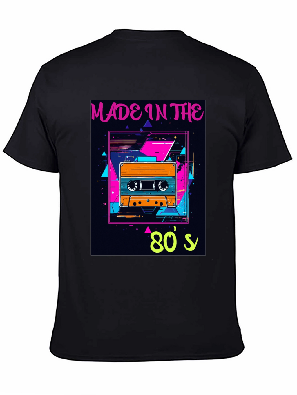 Retro 80s Cassette Tape Graphic T-Shirt