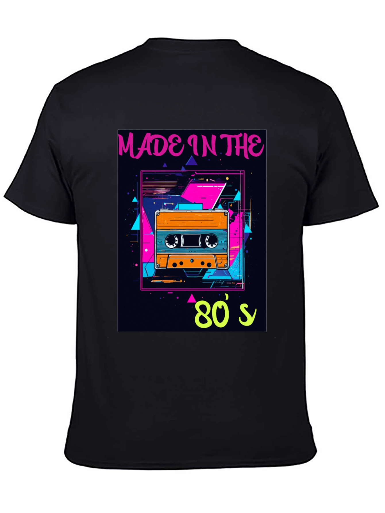 Retro 80s Cassette Tape Graphic T-Shirt